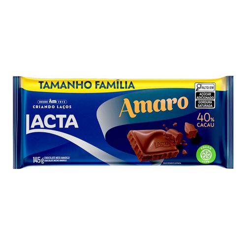 Chocolate Lacta Amaro 145g