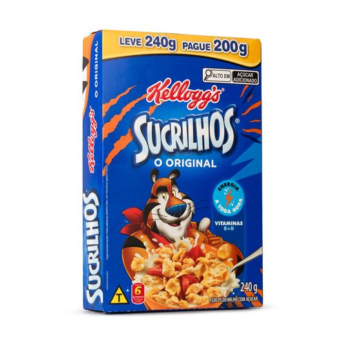 Cereal Sucrilhos Kelloggs Leve 240g Pague 200g