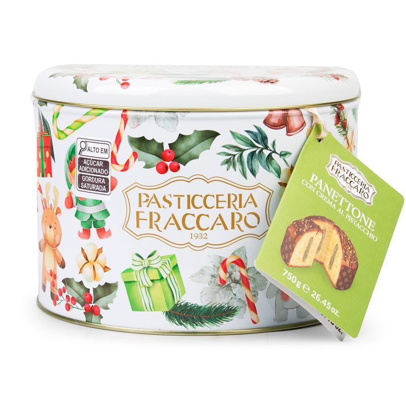 Panetone-Italiano-Pistache-Fraccaro-Lata-750ml