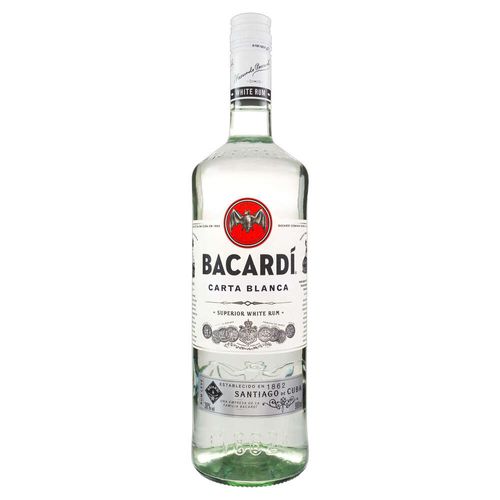 Rum Bacardi Carta Blanca Garrafa 980ml