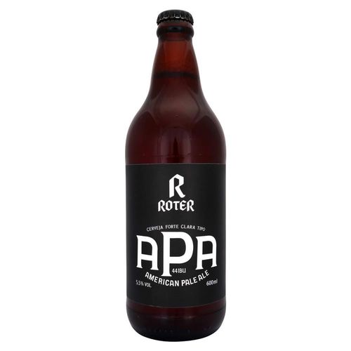 Cerveja Brasileira Roter APA Garrafa 600ml