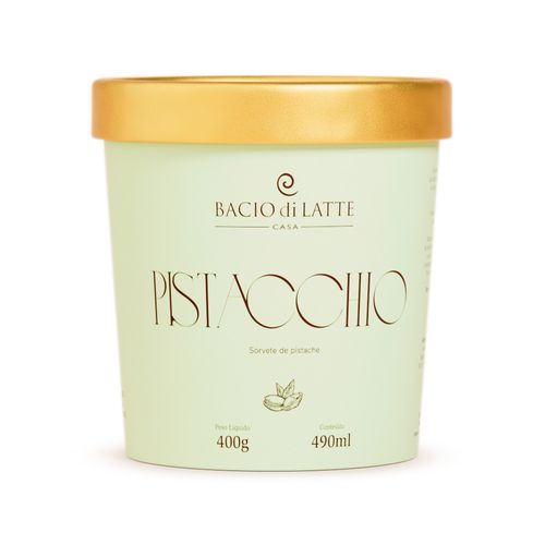 Sorvete Bacio Di Latte Pistache 490ml