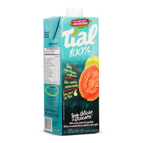 Suco Tial Goiaba e Maçã 100% 1L