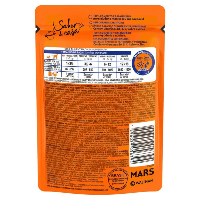 RACAO-CHAMP-CARNE-SACHE-85G