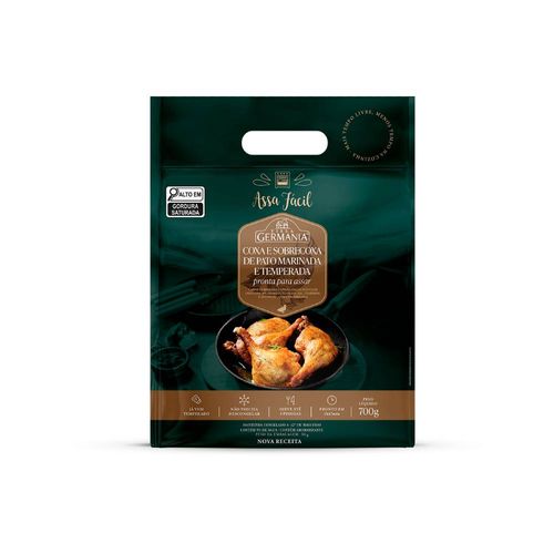 Coxa com Sobrecoxa de Pato Marinada e Temperada Villa Germania Assa Fácil 700g