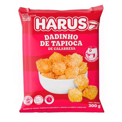 Dadinho De Tapioca Sem Glúten Harus Calabresa 300g