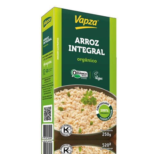Arroz Integral Orgânico Vapza 250g