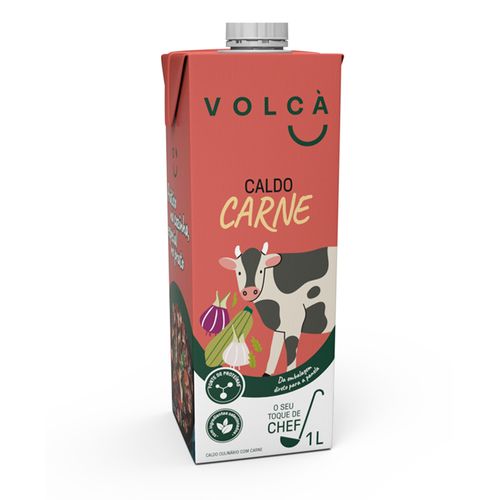 Caldo Natural Volcà Foods Carne 1L