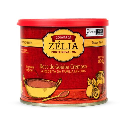 Goiabada Cascão Zélia Lata  800 g