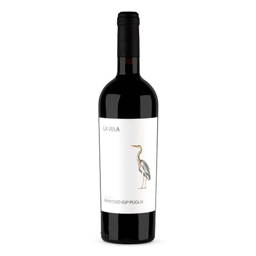 Vinho Tinto Italiano Primitivo La Vela Garrafa 750ml