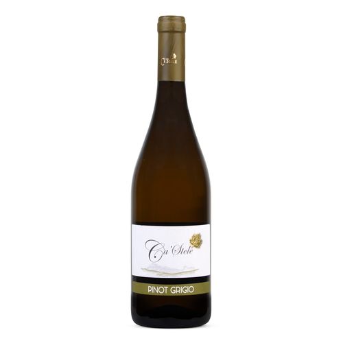 Vinho Branco Italiano Pinot Grigio Cá Stele Garrafa 750ml