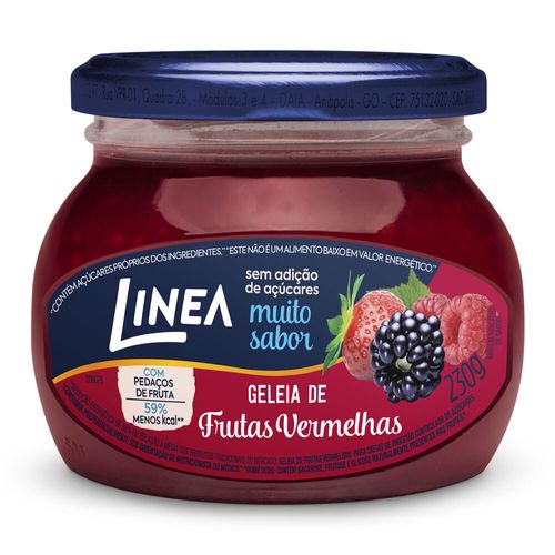 Geleia Zero Línea Frutas Vermelhas 230g
