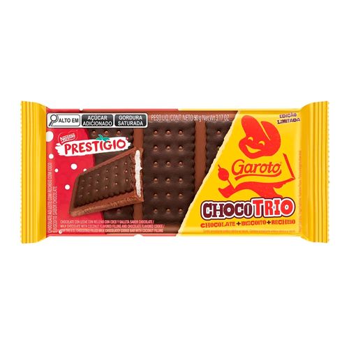 Chocolate Garoto Trio Prestígio 90g