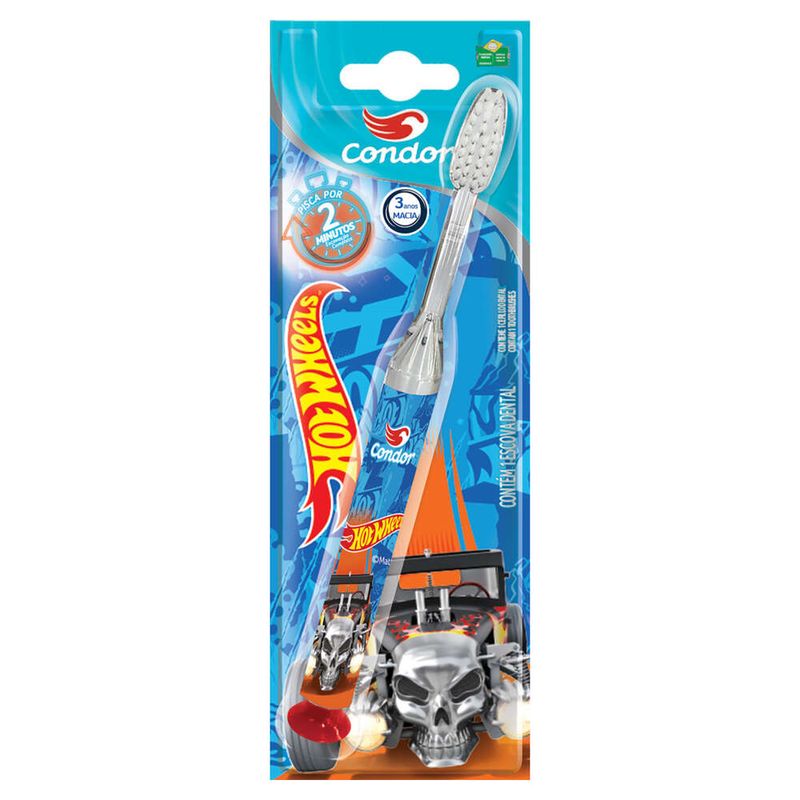 ESCOVA-DENTAL-LED-HOT-WHEELS-CONDOR