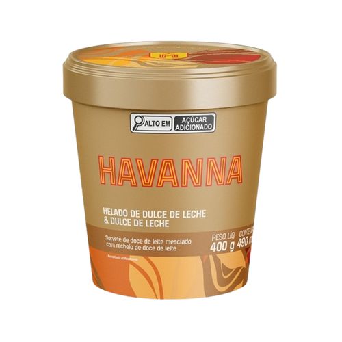 Sorvete Havanna Doce de Leite 490ml