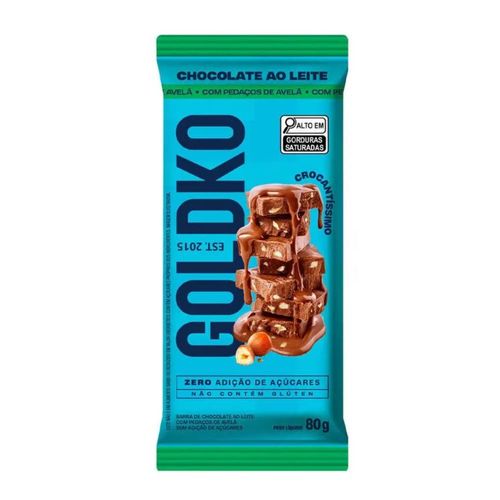 Chocolate Goldko Leite e Avelã 80g