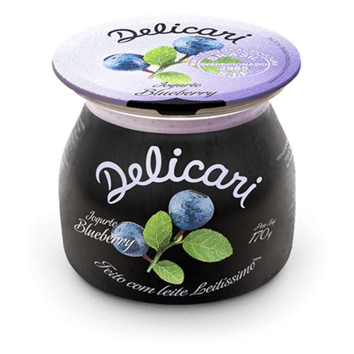Iogurte Delicari Blueberry 170g