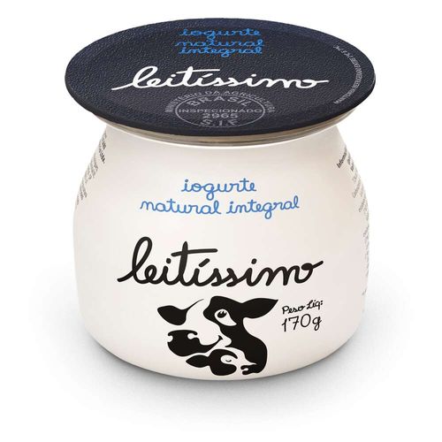 Iogurte Leitíssimo Natural Integral 170g