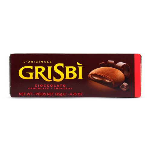 Biscoito Italiano Grisbi Creme Chocolate Vicenzi 135g