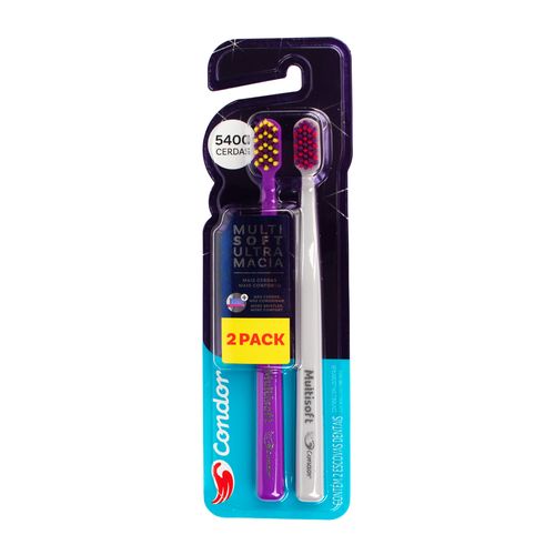 Escova Dental Multsoft Condor com 2 Unidades
