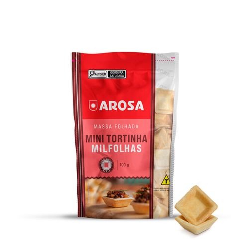Mini Tortinha Milfolhas Arosa 100g
