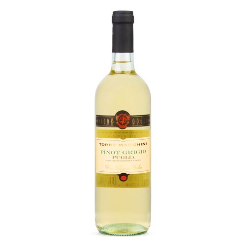Vinho Branco Italiano Pinot Grigio Puglia Torre Marchini Garrafa 750ml