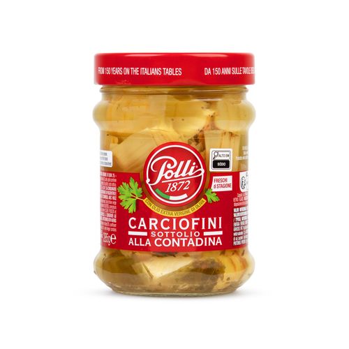 Alcachofras Italianas em Conserva Alla Contadina Polli 285g