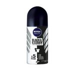 NIVEA MEN Desodorante Antitranspirante Roll On Invisible Black & White 50ml