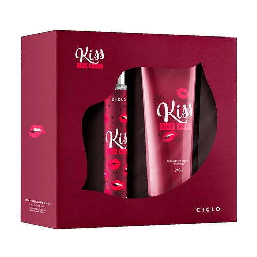 Kit Ciclo Kiss You More 30ml + Hidratante 240ml