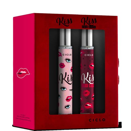 Kit Ciclo Deo Kiss 30ml + Kiss You More 30ml