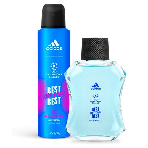 Kit Adidas The Best 100ml + Deo Colônia 150ml
