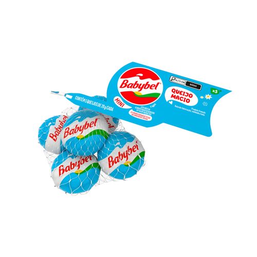 Queijo Saint Paulin Míni Light Babybel Com 5 Unidades 100g