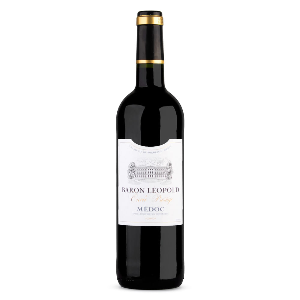 Vinho Tinto Francês Baron Leopold Cuveé Prestige 750ml