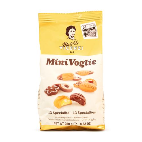 Biscoito Italiano Sortido Mini Voglie Vicenzi 250g