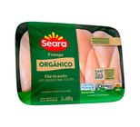 Filé de Peito Congelado Orgânico Seara Bandeja 600g