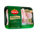 Coxa de Frango Congelada Orgânica Seara Bandeja 600g