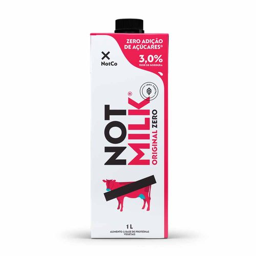Bebida Vegetal NotCo NotMilk Zero Adição de Açúcar 1L