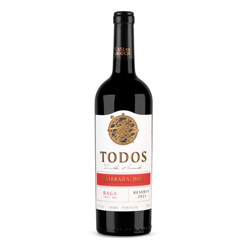 Vinho Tinto Português Baga Bairrada Reserva Todos 750ml