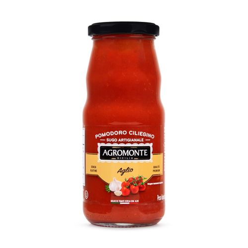 Molho de Tomate Italiano com Alho Agromonte 360g
