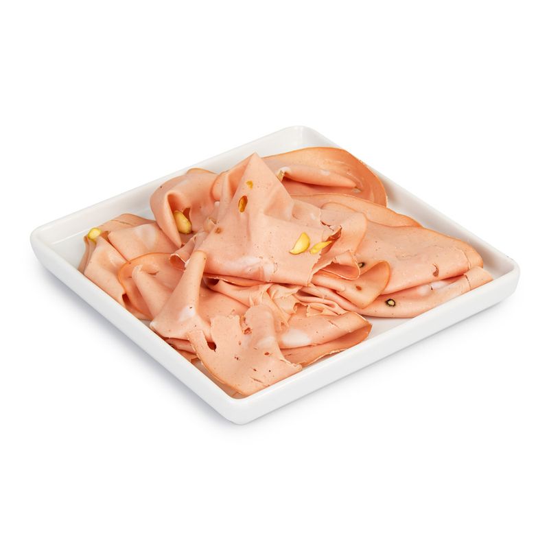 Mortadela-Italiana-Bologna-com-Pistache-Fatiada-Bonta-Italiane-150g