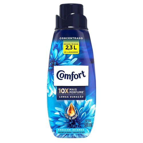 Amaciante Concentrado Comfort Frescor Intenso 500 ml