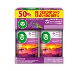 Aromatizador de Ambiente Bom Ar Automático Freshmatic Campos de Lavanda Refil 50% off na 2ª Unidade