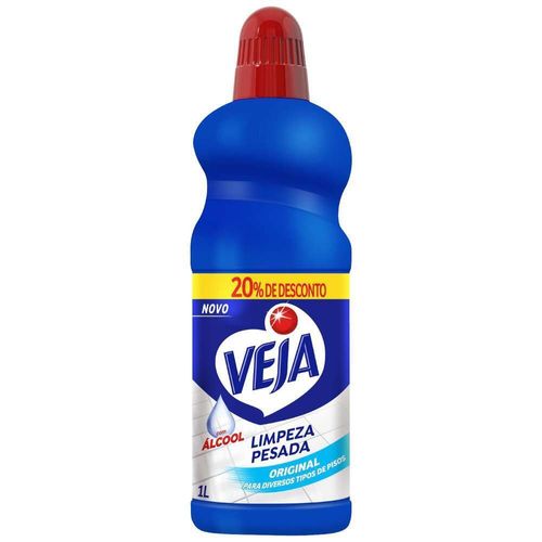 Limpador para Limpeza Pesada Original Embalagem Econômica  Veja 1L