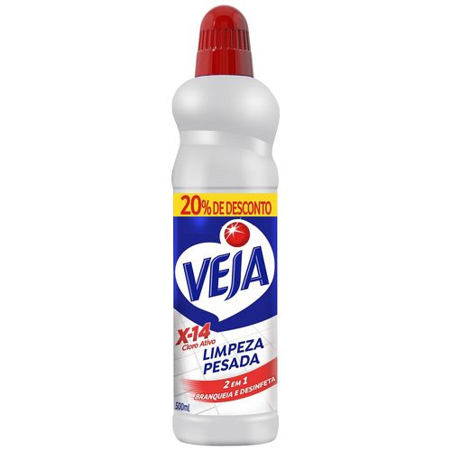 Limpador para Limpeza Pesada Cloro Ativo Veja X14 500ml