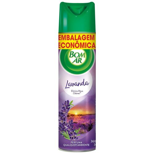 Aromatizador Bom Ar Aerossol Campos de Lavanda 360ml