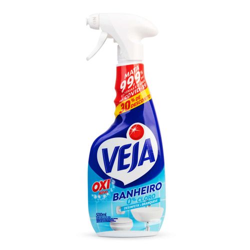 Limpador Spray Anti Bac Veja Banheiro Oxi 500ml