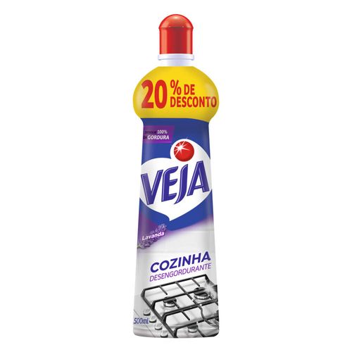 Desengordurante Veja Cozinha Lavanda 20% Desconto Squeeze 500ml