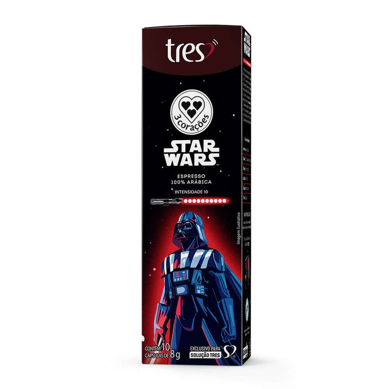 Capsula-de-Cafe-Espresso-Star-Wars-Darth-Vader-3-Coracoes-com-10-Unidades
