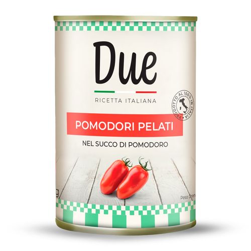 Tomate Pelado Italiano Due Lata 400g