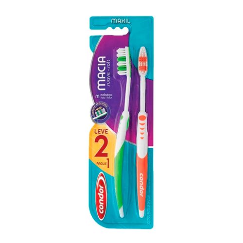 Escova Dental Condor Maxil Leve 2 Paque 1